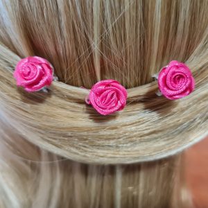 Mini hajcsipesz HOT PINK 1 db