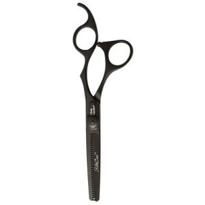 Olivia Garden olló Silkcut 6.35 ritkító Matt Black
