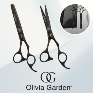 Olivia Garden Silkcut Matt Black duo