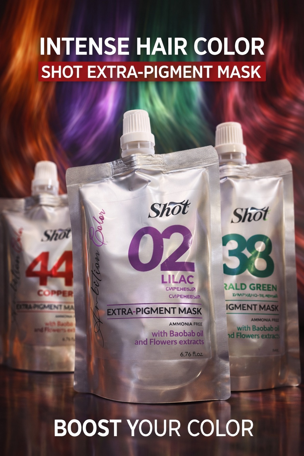 SHOT extra pigment maszk